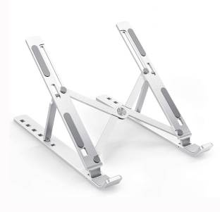 Katoomba ALUMINIUM LAPTOP STAND Floor -Desktop Laptop Stand_8 Aluminium Floor and Desk Stand Laptop Stand with Adjustable Height Compatible with Universal Laptops