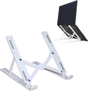 OET European Standard Foldable Plastic Ergonomic Laptop Stand Compatible with Mac Book and All Model Laptops LSTD-11 Laptop Stand