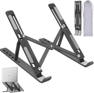 Flipkart SmartBuy Laptop Stand 7 Angles Adjustable Aluminum Portable Aluminium Desk Stand Laptop Stand with Adjustable Height Compatible with Universal Laptops