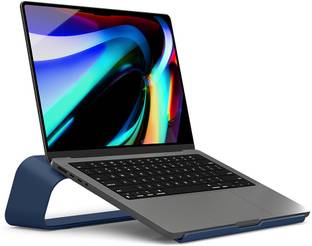 DailyObjects Arete Laptop Stand - (Black) Aluminium Desk Stand Laptop Stand Compatible with Universal Laptops