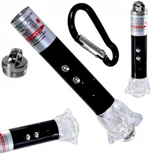epiccommerce 3 in 1 Poweful laser pointer light with keychain(650nm,Multicolour))