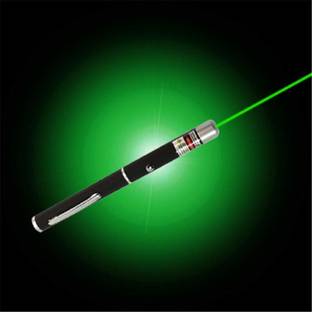 luzzo Green Laser Disco Presentation Pointer Pen with Adjustable Cap (Single Beam + Multiple Beams) with Batteries.