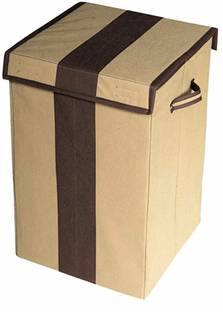 Craft Bazar 68 L Beige, Brown Laundry Basket