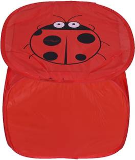 HOMESTIC by Kuber Industries 45 L Red Laundry Basket