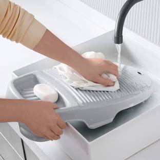 TENIDO 1 L Grey Laundry Basket