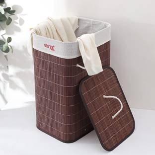 SAVYA HOME 81 L Brown Laundry Basket