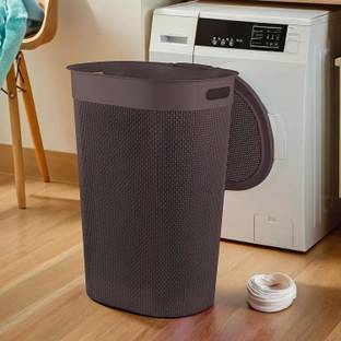 HOMESTIC by Kuber Industries 55 L Brown Laundry Basket