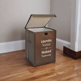 Wolfster 75 L Brown Laundry Basket