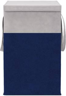 whitekrafts 75 L Blue Laundry Basket