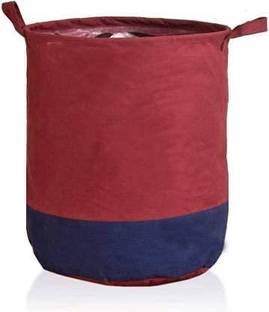SV.ENTERPRISE Laundry bag (45 L) Maroon Blue (Non Woven) Pack.01