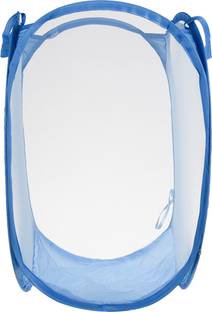 KUBER INDUSTRIES 20 L Light Blue Laundry Basket