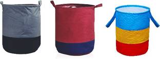 JustandKrafts 45 L Multicolor Laundry Bag