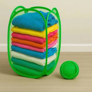 KUBER INDUSTRIES 20 L Green Laundry Bag