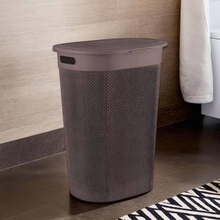 HOMESTIC by Kuber Industries 55 L Brown Laundry Basket