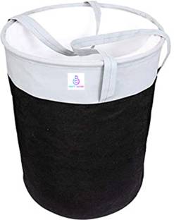 Craft Bazar 45 L Black, White Laundry Bag