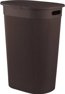 KUBER INDUSTRIES 55 L Brown Laundry Basket