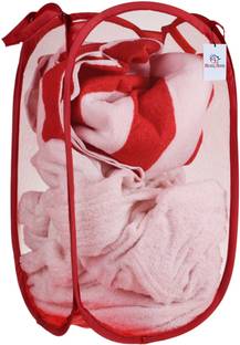 Heart Home 35 L Red Laundry Basket