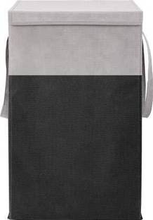 Flipkart SmartBuy 75 L Grey, Black Laundry Basket