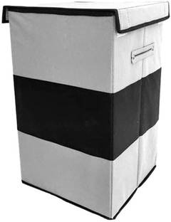 Mteaser 75 L Grey, Black Laundry Basket