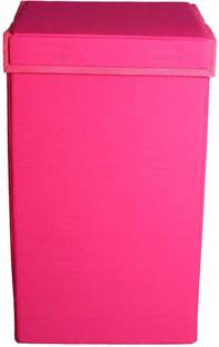 IMCREATIONS 70 L Pink Laundry Basket