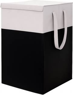 Hoomora 75 L Grey, Black Laundry Basket