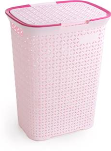ACTIONWARE 50 L Pink Laundry Basket
