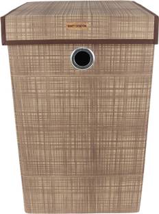 Shrey Creation 60 L Beige Laundry Basket