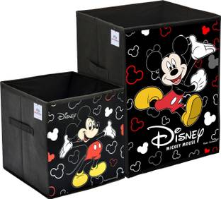 Heart Home 60 L Black Laundry Basket