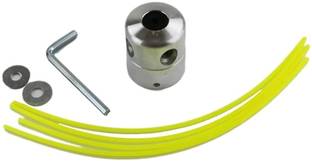 LABDHI SPRAYER Heavy Duty 4 Strings Aluminum Trimmer Head for Petrol Brush Cutter Manual, Battery & AC Adapter Push Lawn Mower