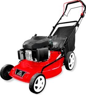 DVI 18 Inch Petrol Lawn Mower 7 Cutting Position | 60L Grass Catcher Box for Garden Fuel Grass Trimmer