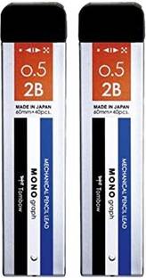 TONBOW Mono Graph Mechanical Pencil 2B (2 PACK) Lead Pointer