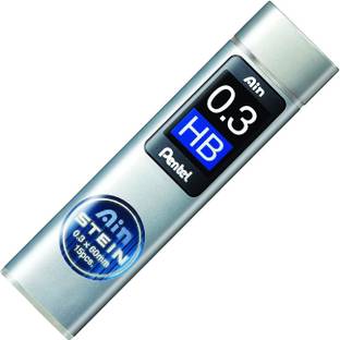 PENTEL Mechanical Pencil Lead, Ain Stein, 0.3mm, C273-HB (1 PACK OF 15 PCS) Lead Pointer