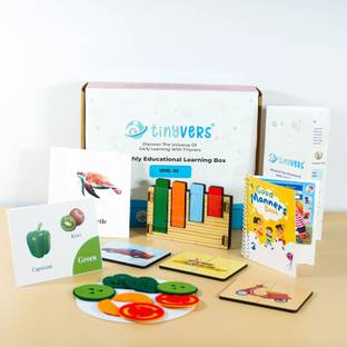 Tinyvers Level 22 Montessori Sensory Learning & Development Wooden Toys (1+ years)
