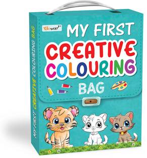 My first Creative colouring bag : Kid's colouring book - Set of 8 books