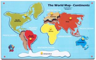SKILLOFUN Map Of Continent