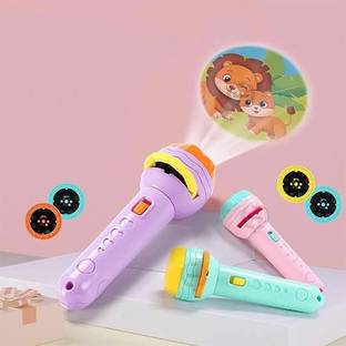 Kidzfun 3 Slide Flashlight Projector Torch for Kids Projection Light Toy