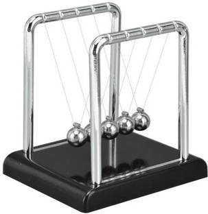 PREMSONS Newton Cradle Pendulum Metal Motion Toy & Swing Balance Collision Ball