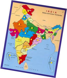 Cyrus NEW LAUNCHED INDIA MAP BOARD PUZZLE GAME FOR KIDS.