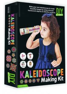 बडड मार्केटिंग Educational DIY kIT Kaleidoscope Making Kit Play and Learn Set for Kids