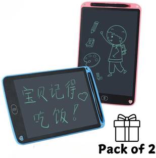 Jeevan jyoti agency LCD writing pad Digital Slate for Kids Educational Toy Painting board(Pack of 2)