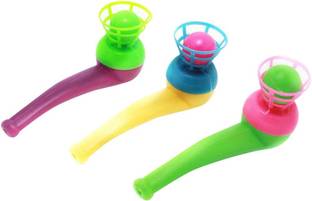 Royals Floating Ball Toy Air Suspension Blowing Ball Party Blow Pipe for Kids,1pc