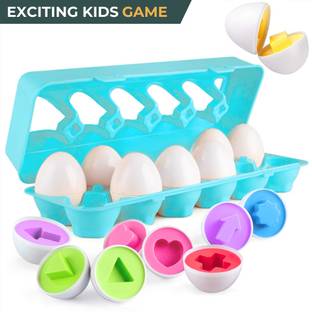 Angel Kids Egg Matching Game Fruits Theme 12 Eggs Matching Game Educational Toys for Kids