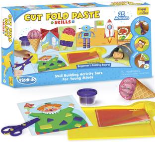 Imagimake Scissor Skills | Cut, Fold & Paste | Educational Toys For Kids 3+Years
