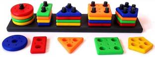 EDENGLOW Smart Activity Learning & educational Geometry Shape & color Block game for Kids