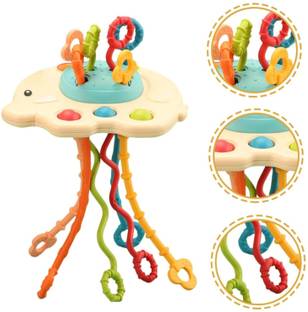 KIPA GAMING Proudly Made in India, Baby Ellie Sensory Montessori Pull String Toy