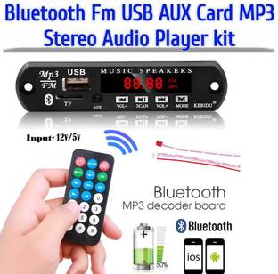 BALRAMA Bluetooth MP3 Decoding Board Module SD Card Slot / USB / FM / and Remote Control Speaker Cabinets