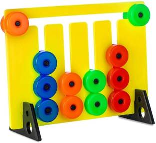 Mira Farmcraft Montessori Slide Puzzle Learning Colour And Pattern Matching Brain Game For Kids