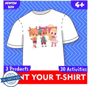 Little Olive Princess Edition DIY Kit | Theme DIY Paint Your T-Shirt Kit| 4 Years and Above