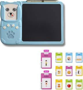 venimall 2 in 1 Talking Flash Cards with LCD Writing Tablet – Educational Toy for Kids