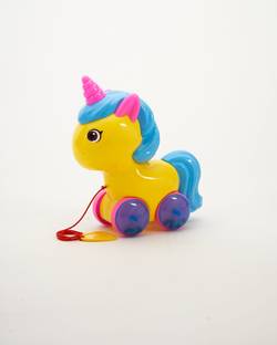 Veryke Unicorn Pull Along Toy For Kids